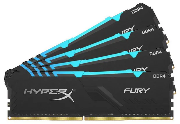 Модуль памяти 64Gb KIT Kingston HyperX Fury RGB HX436C17FB3AK4/64 DDR4