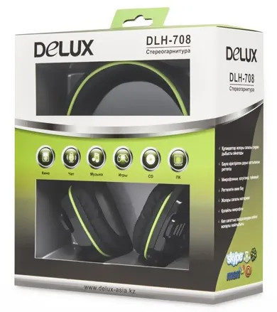Наушники Delux DLH-708 Комбинированный