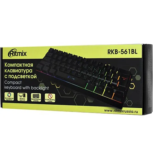 Клавиатура Ritmix RKB-561BL black