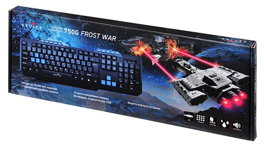Клавиатура Oklick 750G Frost War black