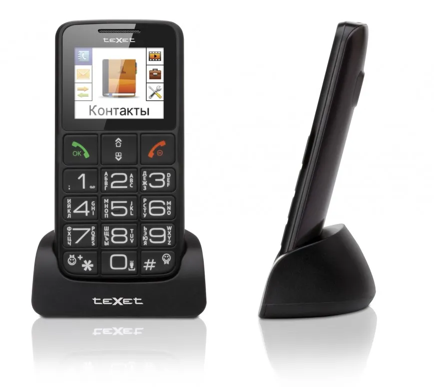 Мобильный телефон Texet TM-B112 серый