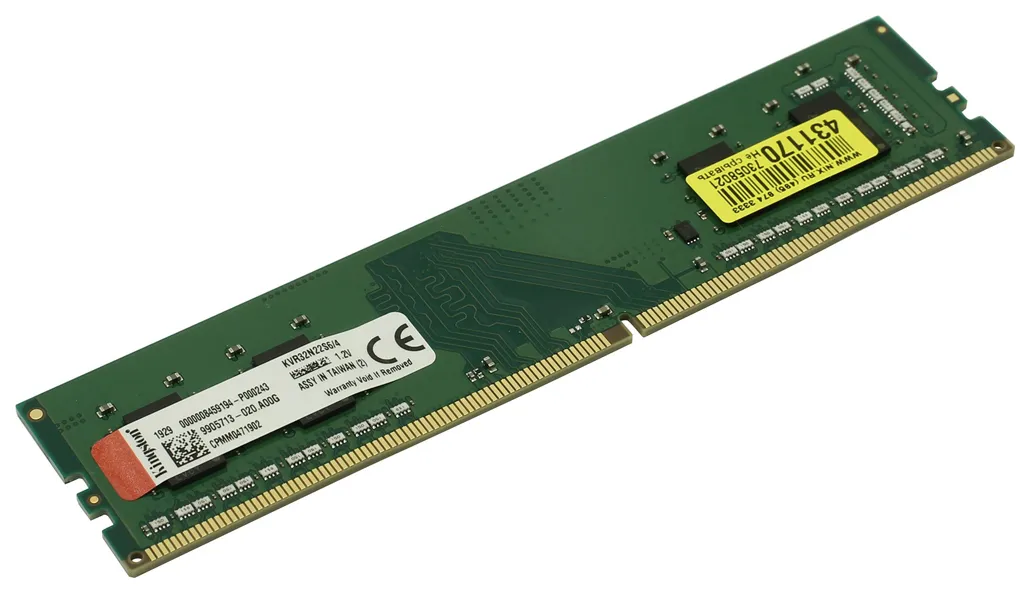 Оперативная память 4 GB Kingston KVR32N22S6/4