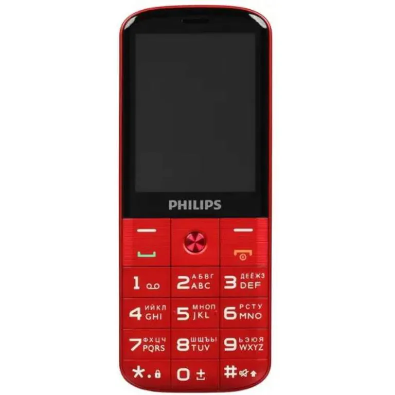 Мобильный телефон Philips Xenium E227 красный