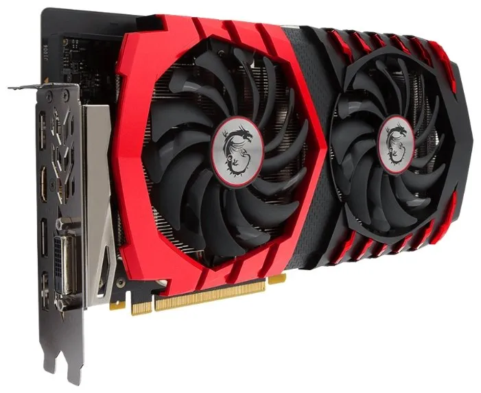 Видеокарта MSI GeForce GTX 1060 GAMING X 6gb VR Ready