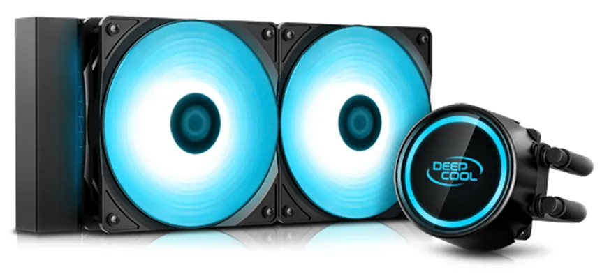 Водяное охлаждение Deepcool GAMMAXX L240T BLUE DP-H12RF-GL240TB
