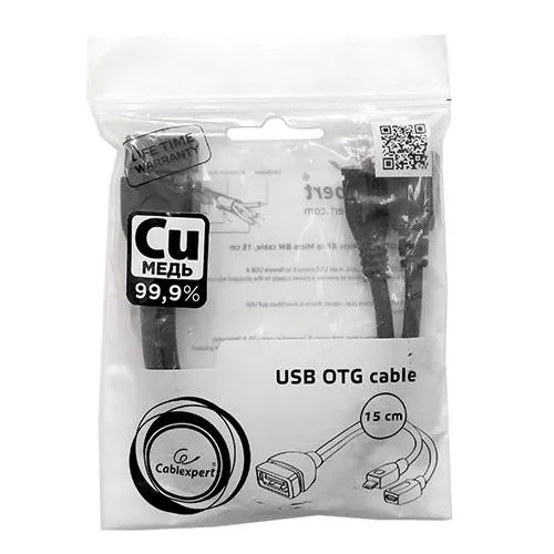 Конвертер Cablexpert A-OTG-AFBM-04 USB Micro USB -> USB Af 2.0