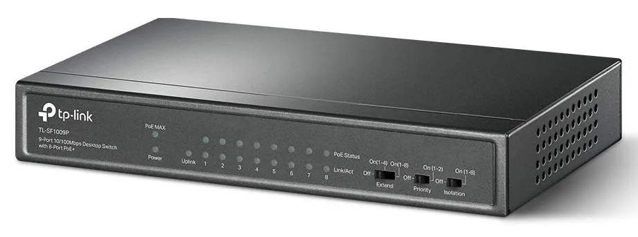 Коммутатор TP-Link TL-SF1009P 8-port