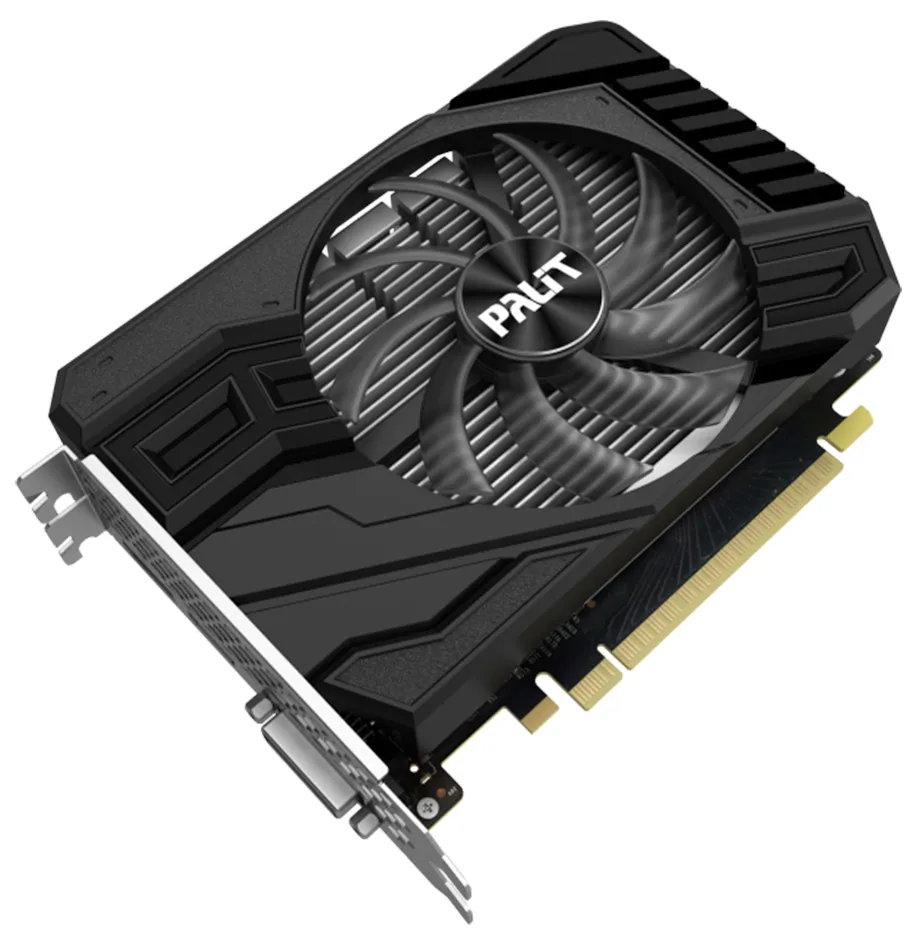 Видеокарта 4Gb PALIT GTX1650 SUPER STORMX 4G NE6165S018G1-166F