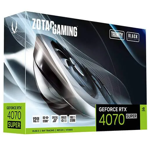 Видеокарта 12 GB ZOTAC GAMING RTX 4070 SUPER TRINITY ZT-D40720D-10P