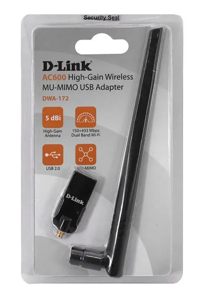 Сетевой адаптер D-Link DWA-172/RU/B1A