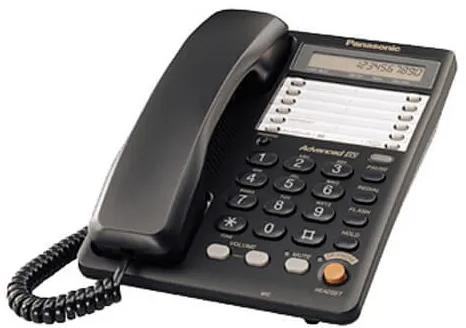 Телефон проводной Panasonic KX-TS2365RUB