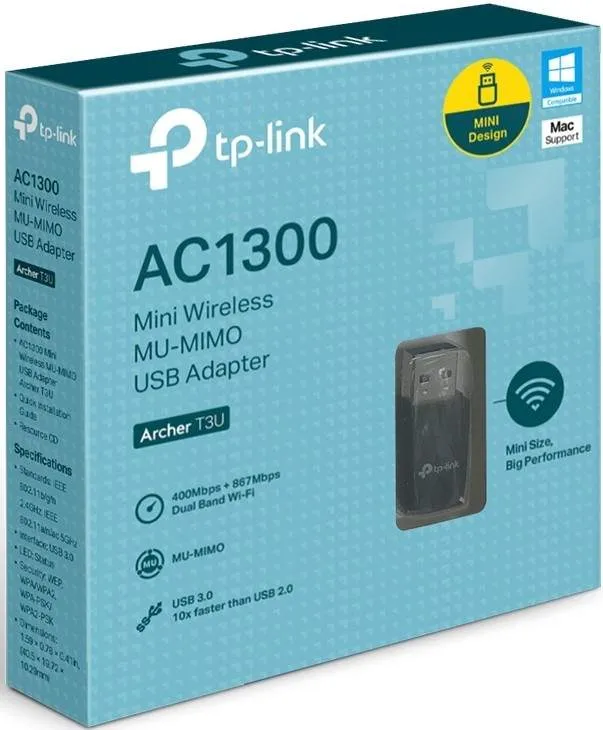 Сетевой адаптер Tp-Link Archer T3U