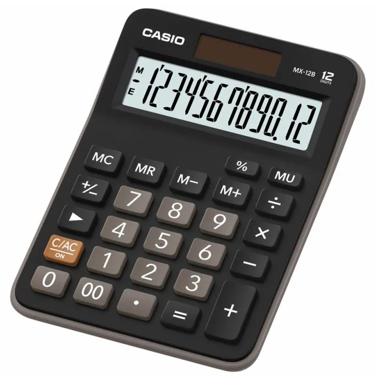 Калькулятор настольный CASIO MX-12B-W-EC
