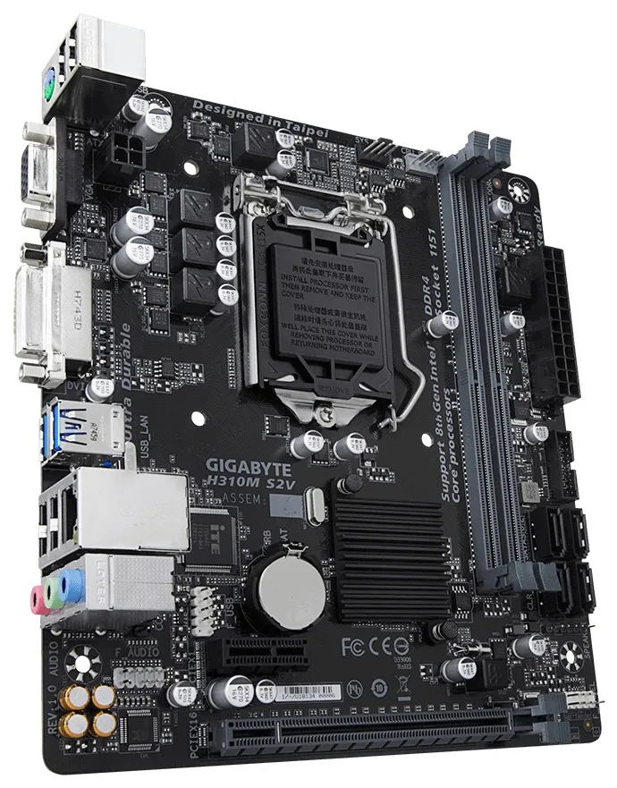 Материнская плата GIGABYTE H310M S2V 1.0 GA310MS2V-00-G