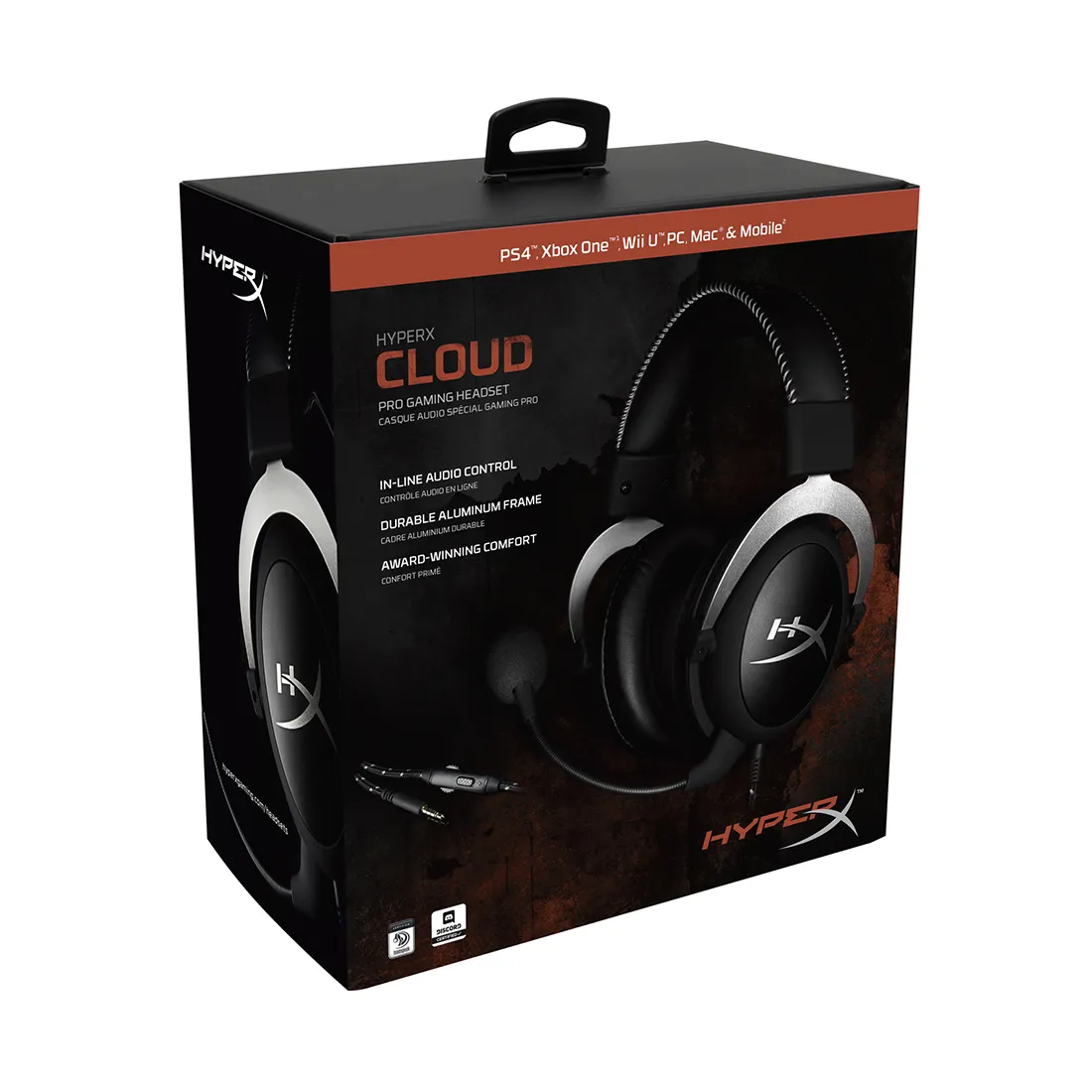 Наушники HyperX Cloud Gaming Headset - Silver HX-HSCL-SR/NA