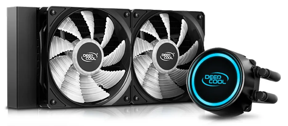 Водяное охлаждение Deepcool GAMMAXX L240T BLUE DP-H12RF-GL240TB
