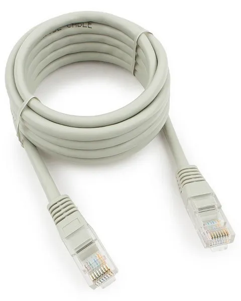 Патч корд UTP 5e-Cat 2 m Cablexpert PP10-2M серый