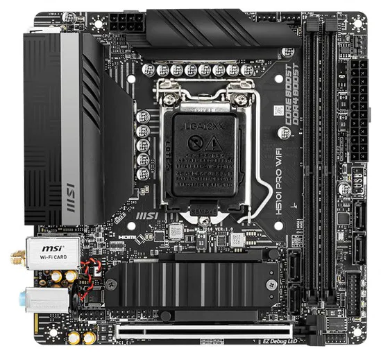 Материнская плата MSI H510I PRO WIFI