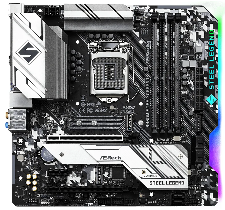Материнская плата ASRock B460M STEEL LEGEND