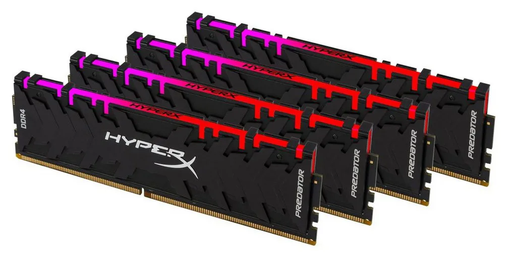 Оперативная память 32 Гб kit Kingston HyperX Predator RGB HX436C17PB4AK4/32