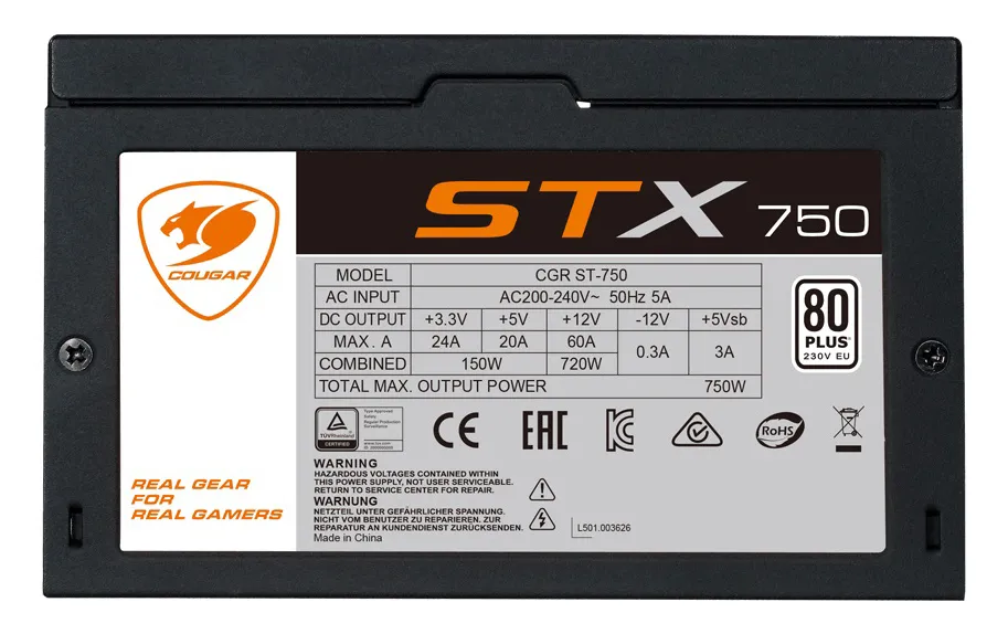 Блок питания Cougar STX CGR ST-750