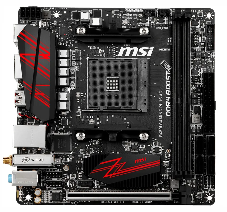 Материнская плата MSI B450I GAMING PLUS AC