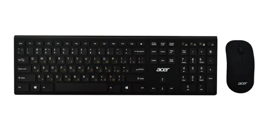 Клавиатура+мышь Acer OKR030 Black