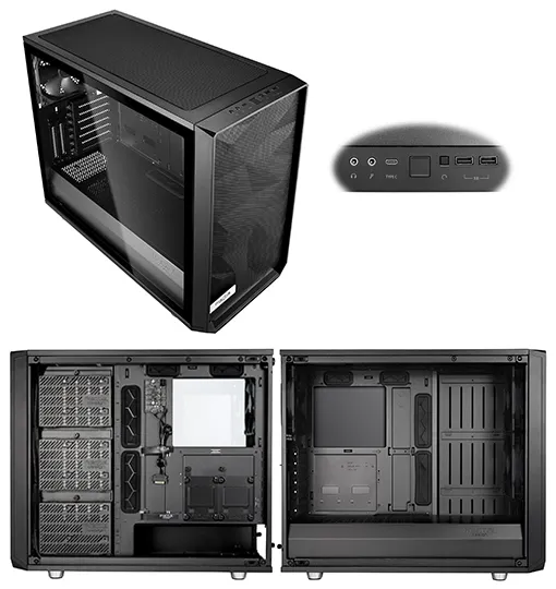 Корпус для ПК Fractal Design Meshify S2 TG Light FD-CA-MESH-S2-BKO-TGL