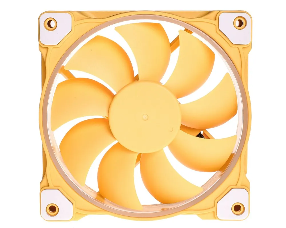 Кулер для корпуса ID-Cooling ZF-12025-Lemon Yellow