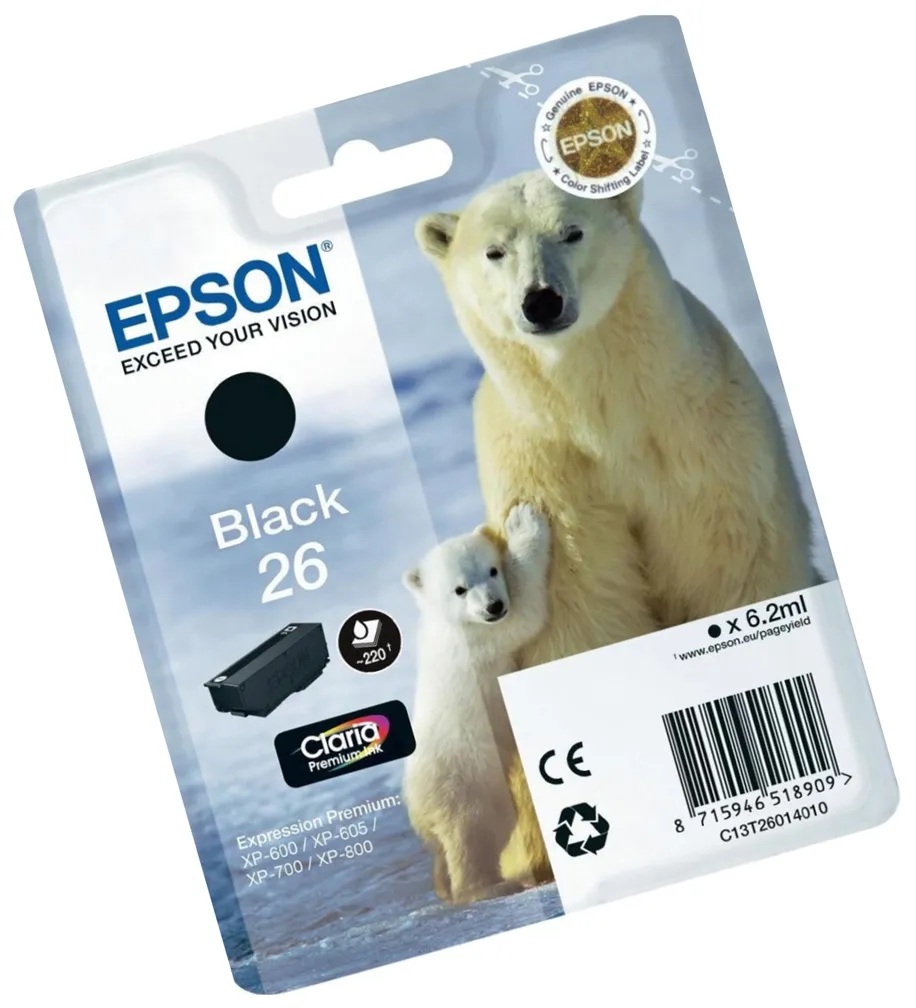 Картридж Epson C13T26114012 XP600 черный