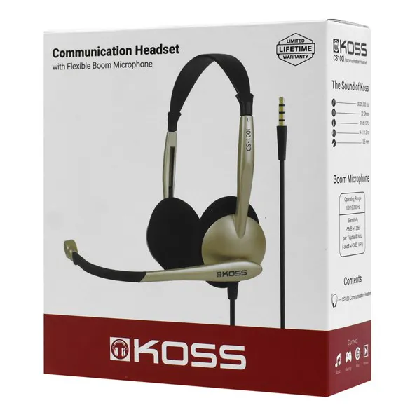 Garnitura Koss CS100i, 30-20000Hz, 91dB, 3.5 mm TRSS, 1.2m cable
