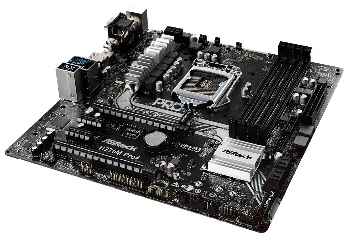 Материнская плата ASRock H270M PRO4 90-MXB3D0-A0UAYZ