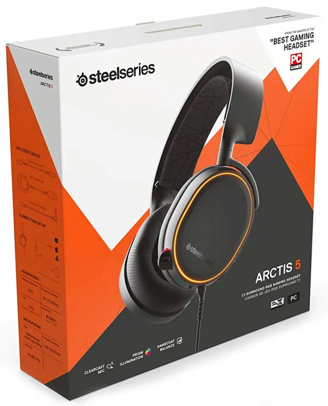 Наушники Steelseries Arctis 5 Black 2019 Edition