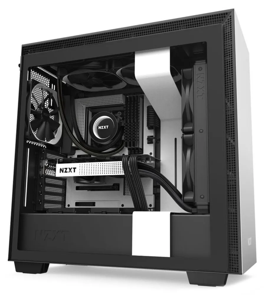 Корпус для ПК NZXT H710 White-black