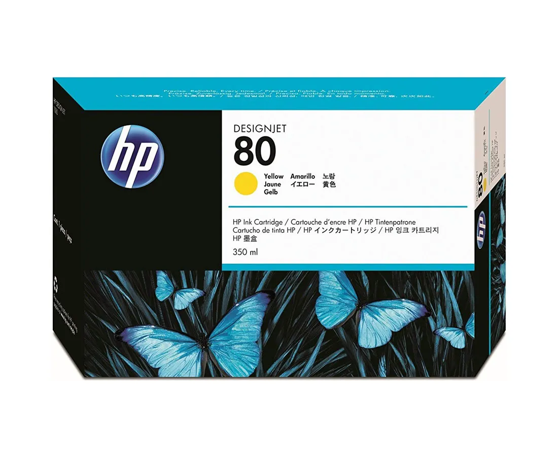 Картридж струйный HP C4848A №80 Желтый