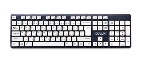 Клавиатура Delux DLK-150GW