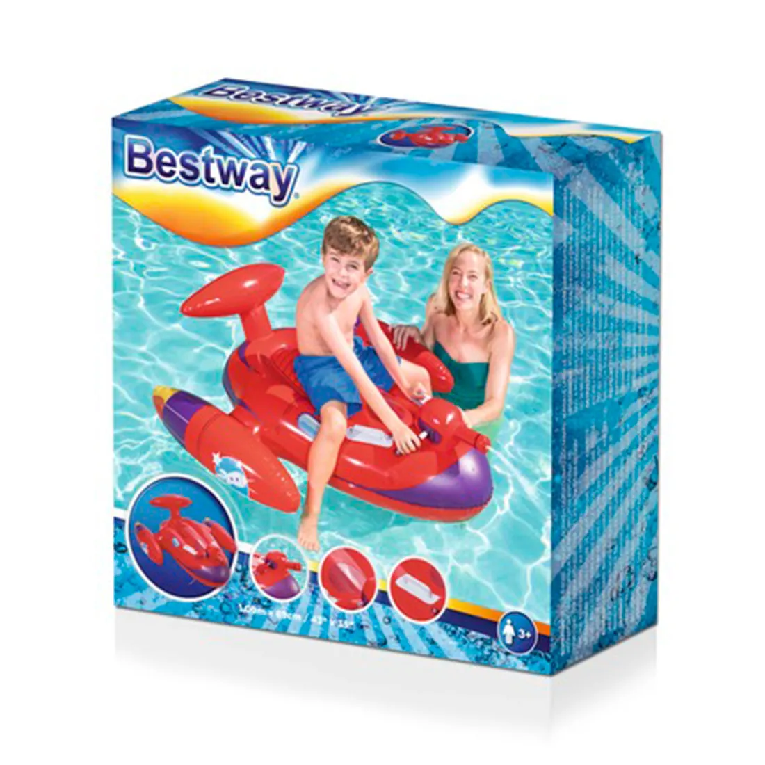 Надувная Игрушка Bestway 41100 в форме космолёта для плавания