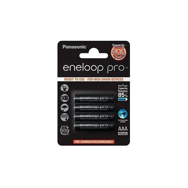 Аккумулятор Panasonic Уneloop Pro AAA 900 mAh BK-4HCCE/4BE