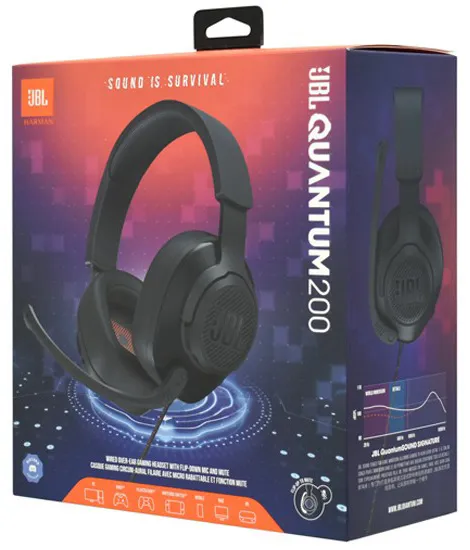 Гарнитура JBL (by harman) Quantum 200 Black