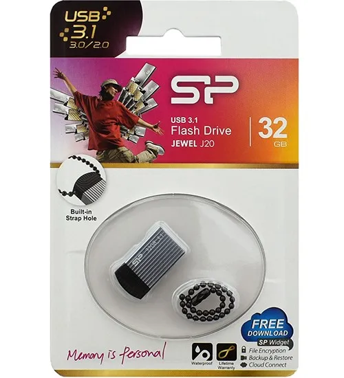 USB флешка 32GB Silicon Power Jewel J20 SP032GBUF3J20V1B USB 3.1 blue