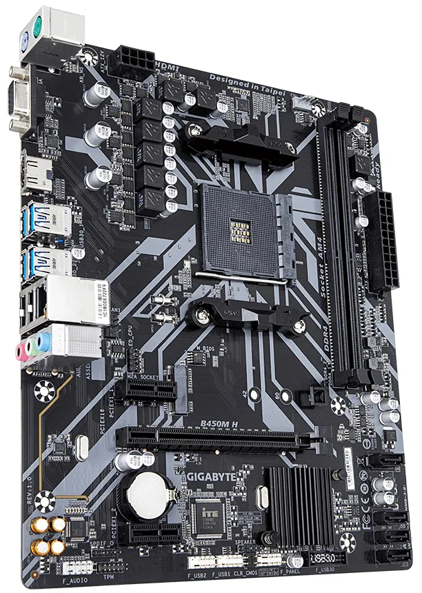 Материнская плата Gigabyte B450M H