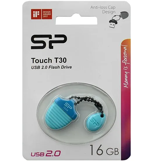 USB флешка 16GB Silicon Power Touch T30 SP016GBUF2T30V1B USB 2.0 blue
