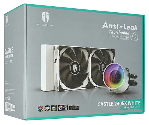 Водяное охлаждение Deepcool Castle 240 EX White