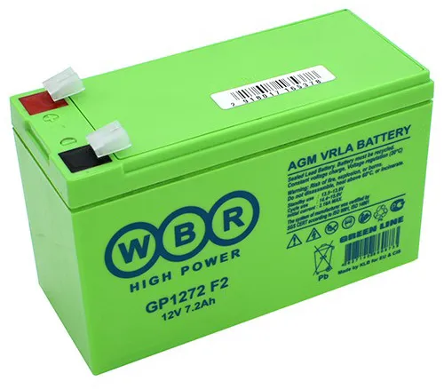 Батарея для UPS 7.2Ah WBR GP1272 F2