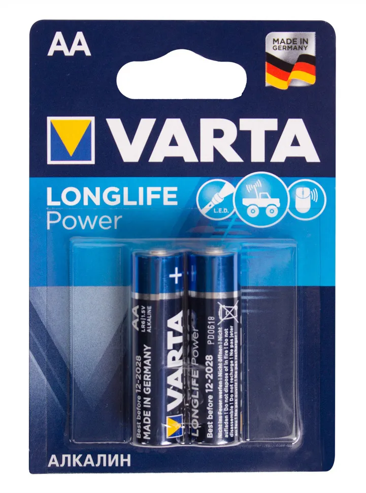 Батарейка VARTA LR6 Long Life Power 2шт