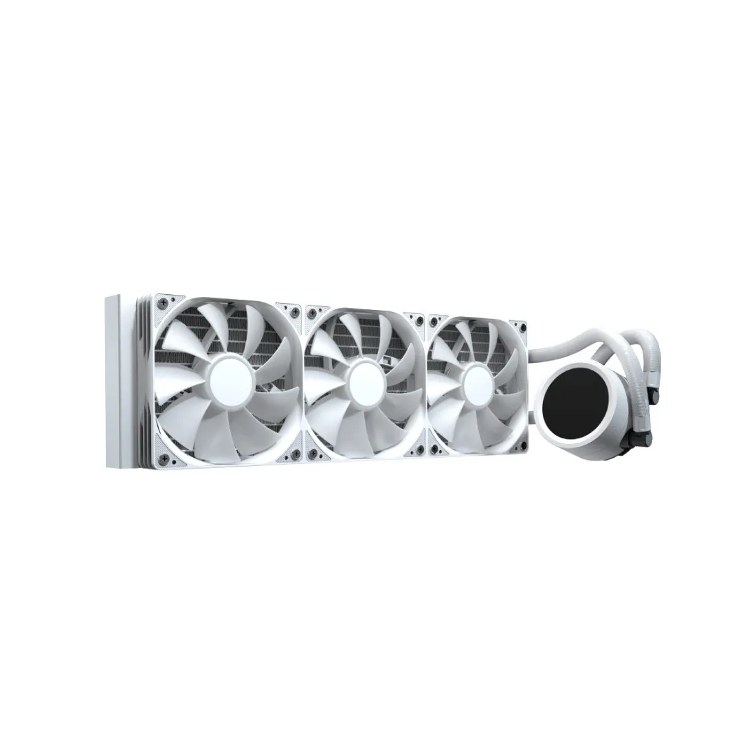 Водяное охлаждение Aerocool Abyss L360R Digi WH