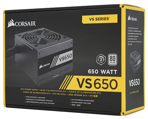 Блок питания Corsair VS650 CP-9020172-EU