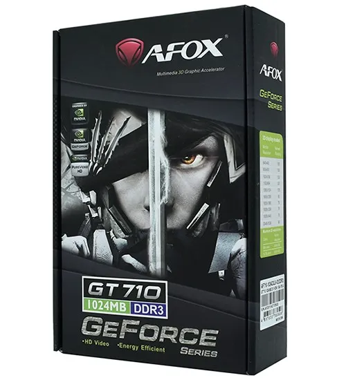 Видеокарта 1 GB Afox GT 710 AF710-1024D3L8-V2
