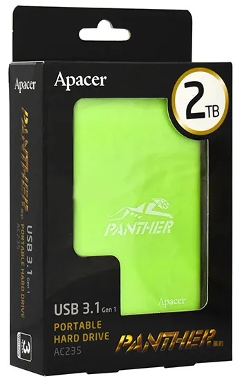 Внешний жесткий диск 2 TB Apacer AC235 AP2TBAC235GP-1