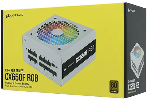 Блок питания 650W Corsair CX650F RGB White CP-9020226-EU